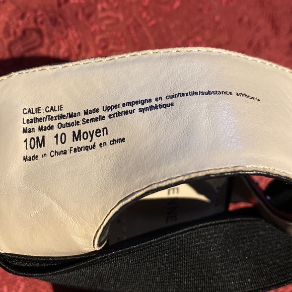 Adrienne Vittadini leather heeled sandal size 10 - Picture 6 of 7